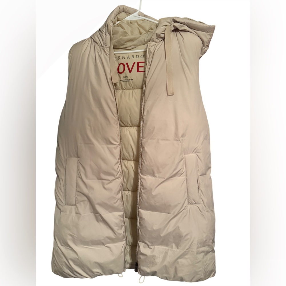 Bernardo Women's Beige Puffer Vest